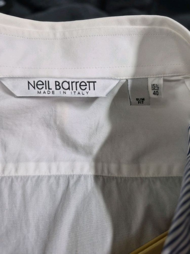 닐바렛 슬림핏 셔츠 남성 40 100--3