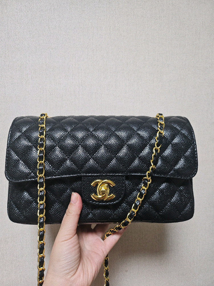 샤넬 클래식 캐비어--2