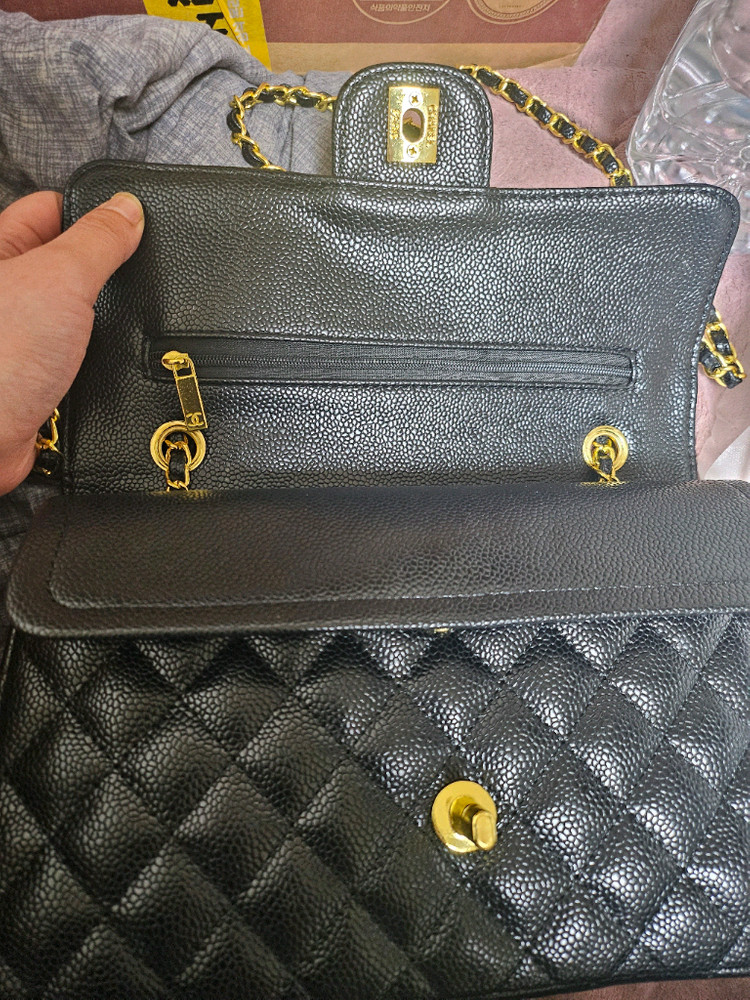 샤넬 클래식 캐비어--6