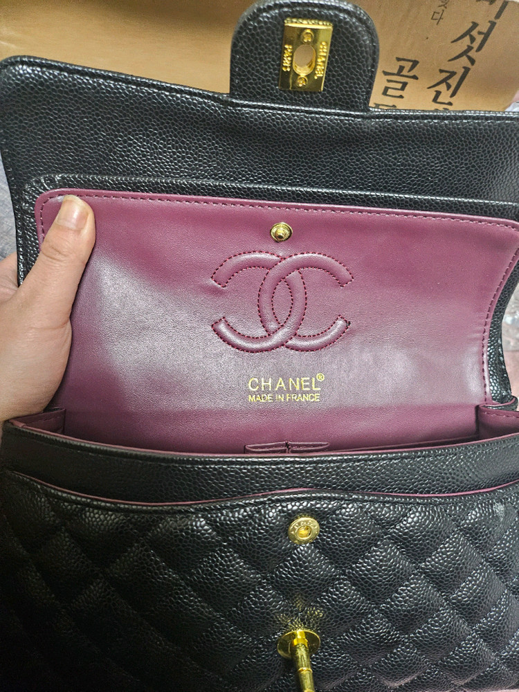 샤넬 클래식 캐비어--7