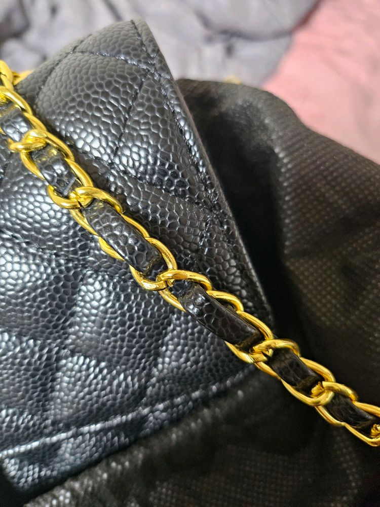 샤넬 클래식 캐비어--9