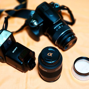소니 Alpha a230 DSLR 카메라 풀세트