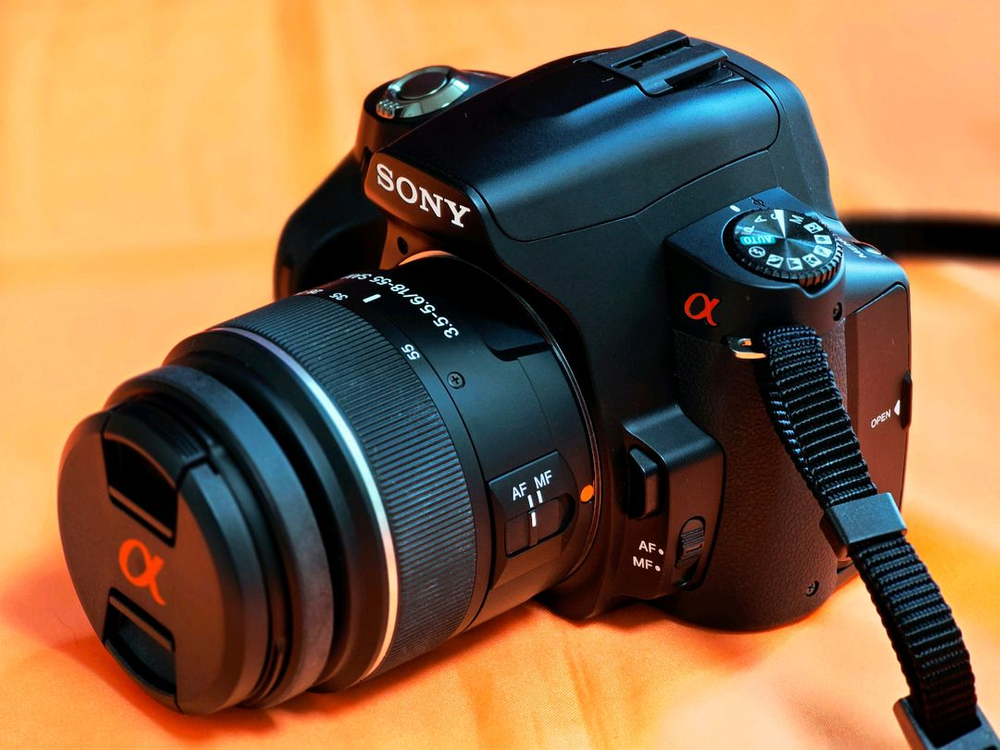 소니 Alpha a230 DSLR 카메라 풀세트--2