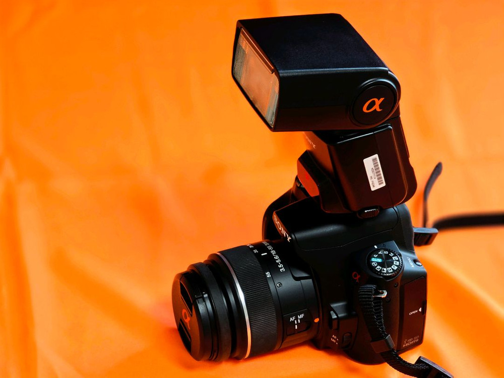 소니 Alpha a230 DSLR 카메라 풀세트--5