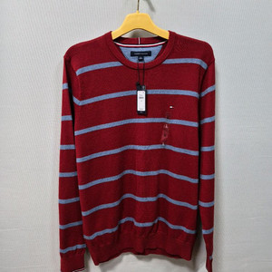 새제품 타미힐피거 스트라이프 니트 L