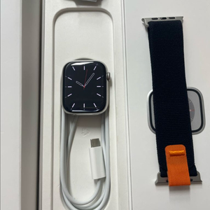 애플워치8스테인리스 45mm 실버 SS급