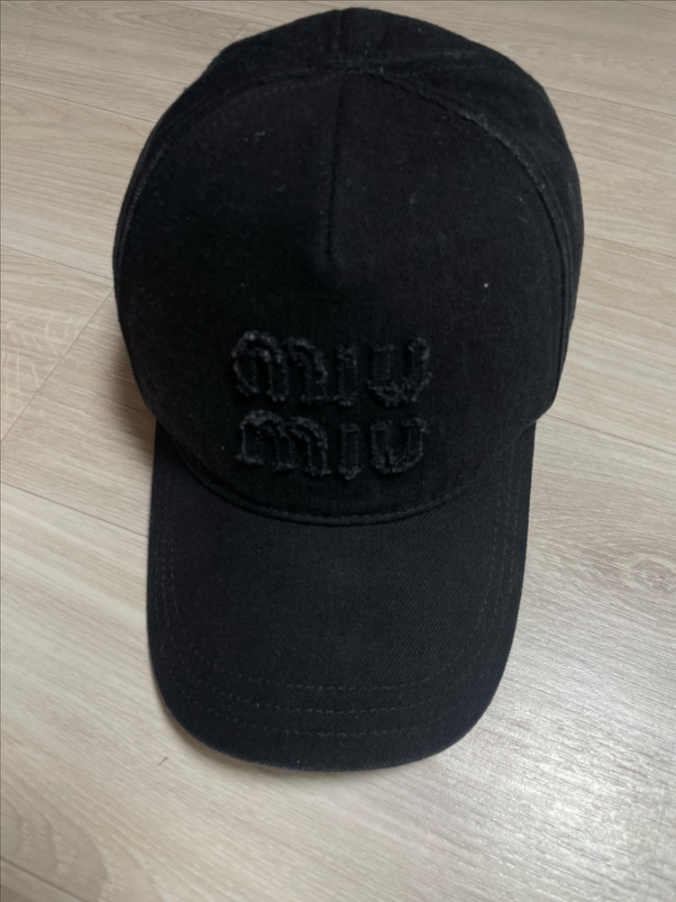 미우미우 데님 베이스볼 캡--4