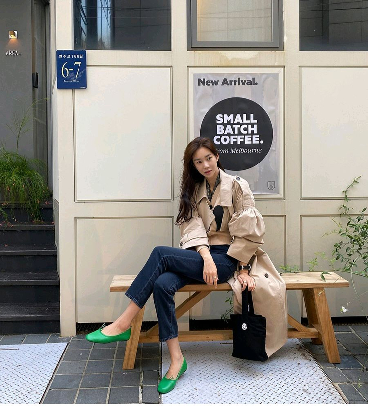 고걸 자체제작 트렌치 코트--1