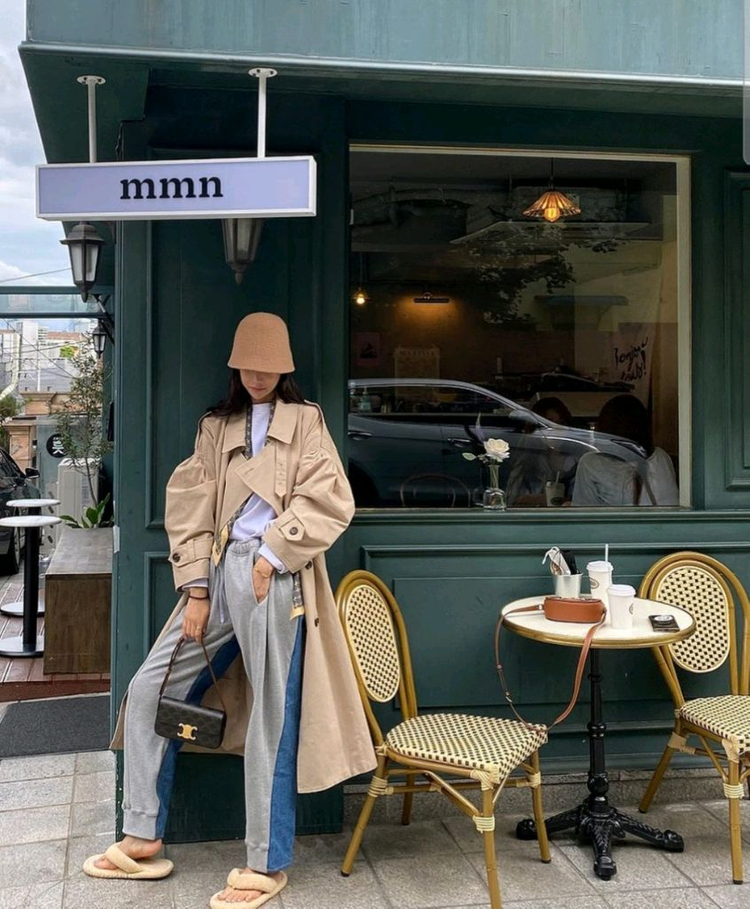 고걸 자체제작 트렌치 코트--7