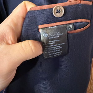 로로피아나 24 f/w 캐시미어 보이저 블레이저 자켓