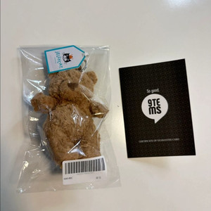 젤리캣 바르톨로뮤 베어 백 참 키링(새상품/정품보증서)