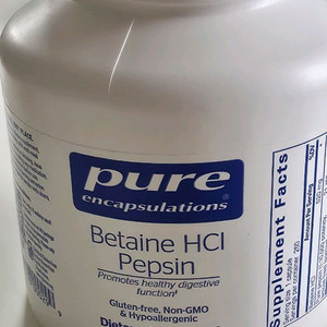 (새상품) 퓨어인캡슐레이션 베타인 HCL 펩신 250캡슐