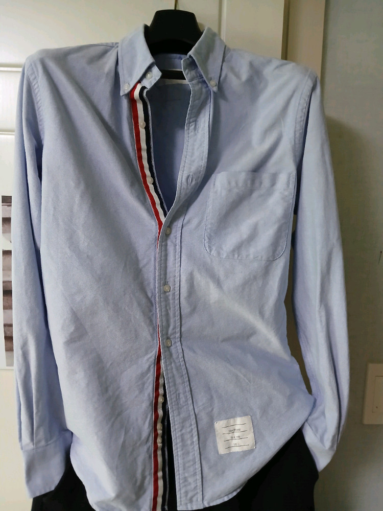 톰브라운옥스퍼더삼선 셔츠--2