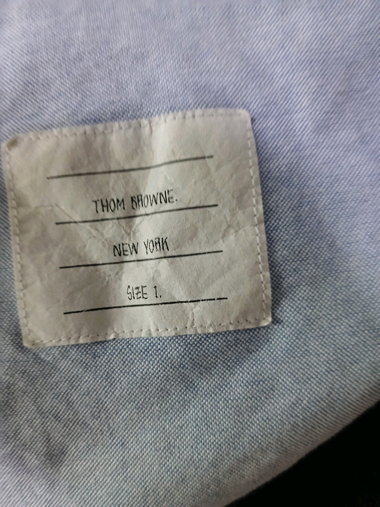 톰브라운옥스퍼더삼선 셔츠--3