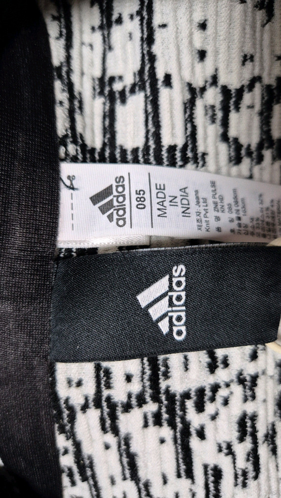 아디다스 니트형 후드 집업 85(S/M) 사이즈--12