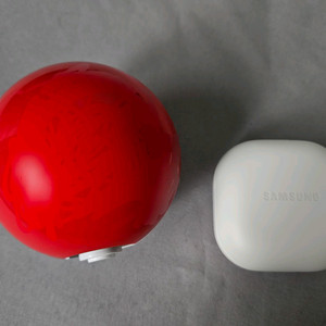 갤럭시 버즈2 프로 화이트+몬스터볼 케이스