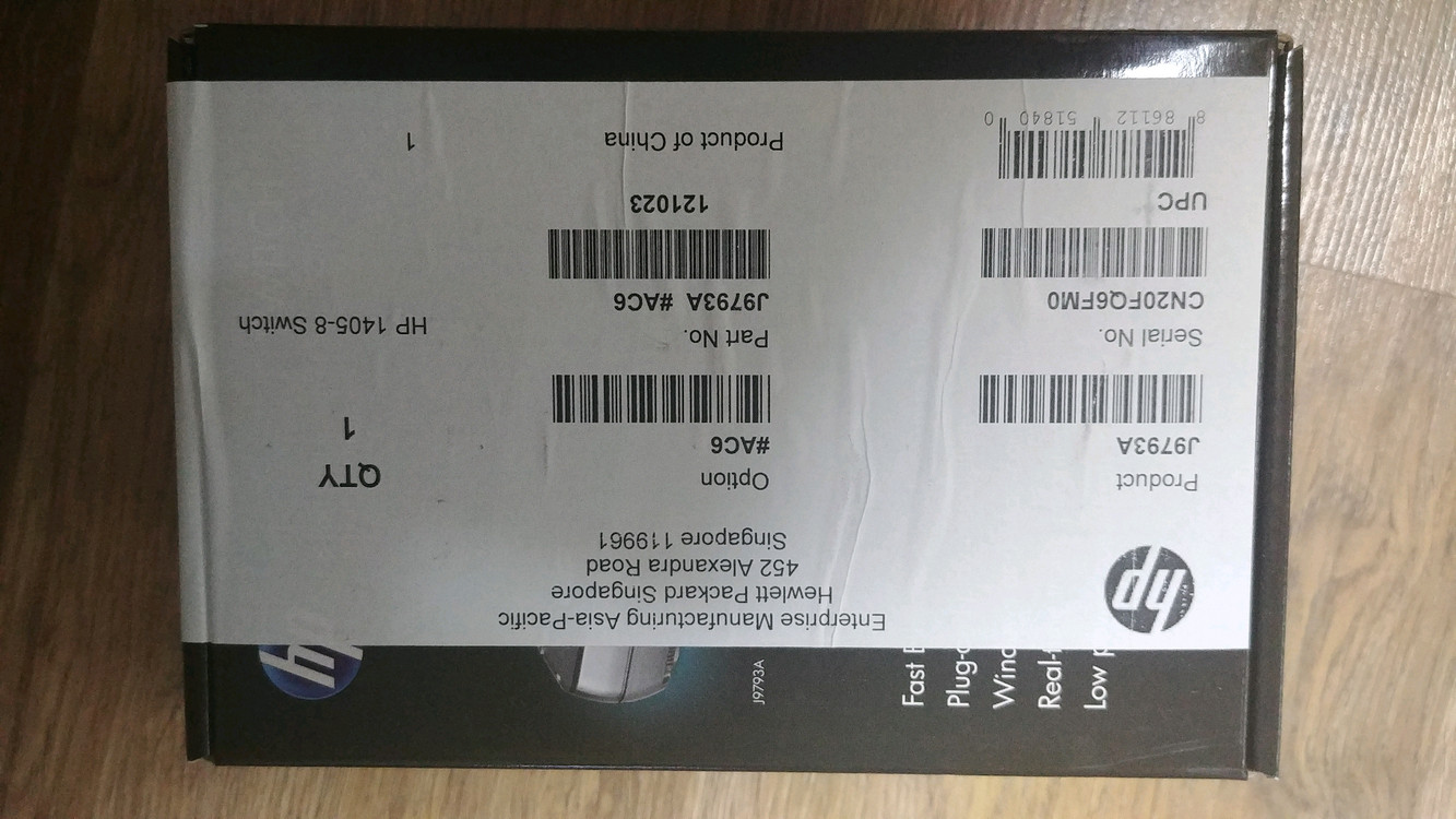 미개봉 HP 8port(HP V1408-8) (5포트 판매 완료)--1