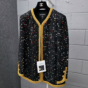 백화점판 / 샤넬 CC 글리터 트위드 자켓 40