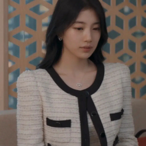 아보아보 하나보 no.17 트위드 자켓 아이보리 수지자켓 하객룩 오피스룩