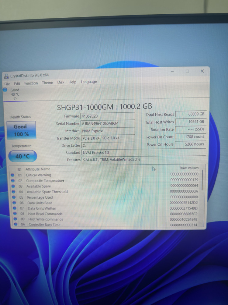 SSD SK hynix Gold P31 M.2 NVMe 1TB--1