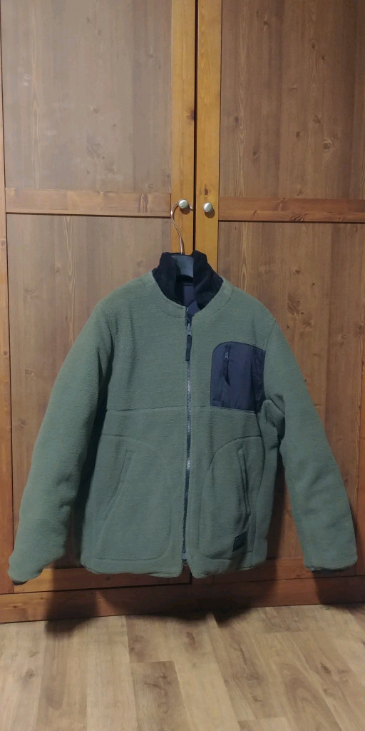 베럴 유니섹스 리버서블 퀄팅/후리스 자켓(블랙) S 사이즈--5