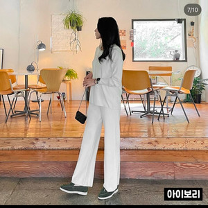 윤블링 끌리나 후드 니트 세트(아이보리 / 오트밀)