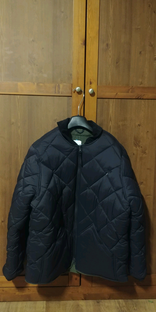 베럴 유니섹스 리버서블 퀄팅/후리스 자켓(블랙) S 사이즈--2