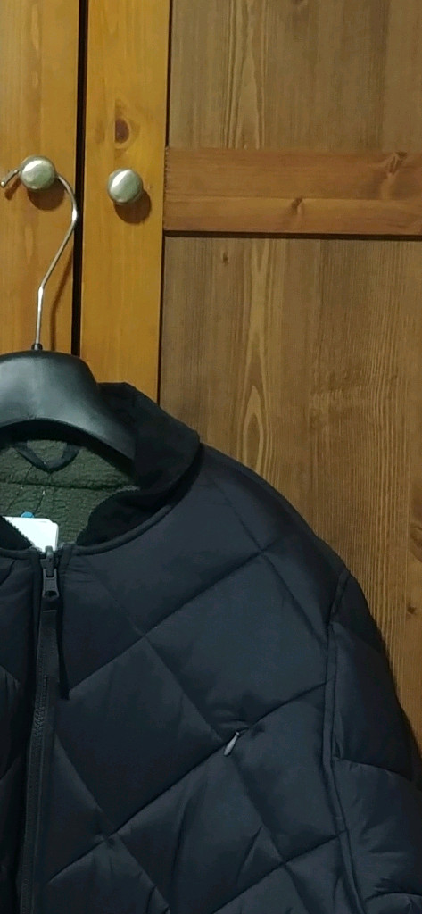 베럴 유니섹스 리버서블 퀄팅/후리스 자켓(블랙) S 사이즈--3