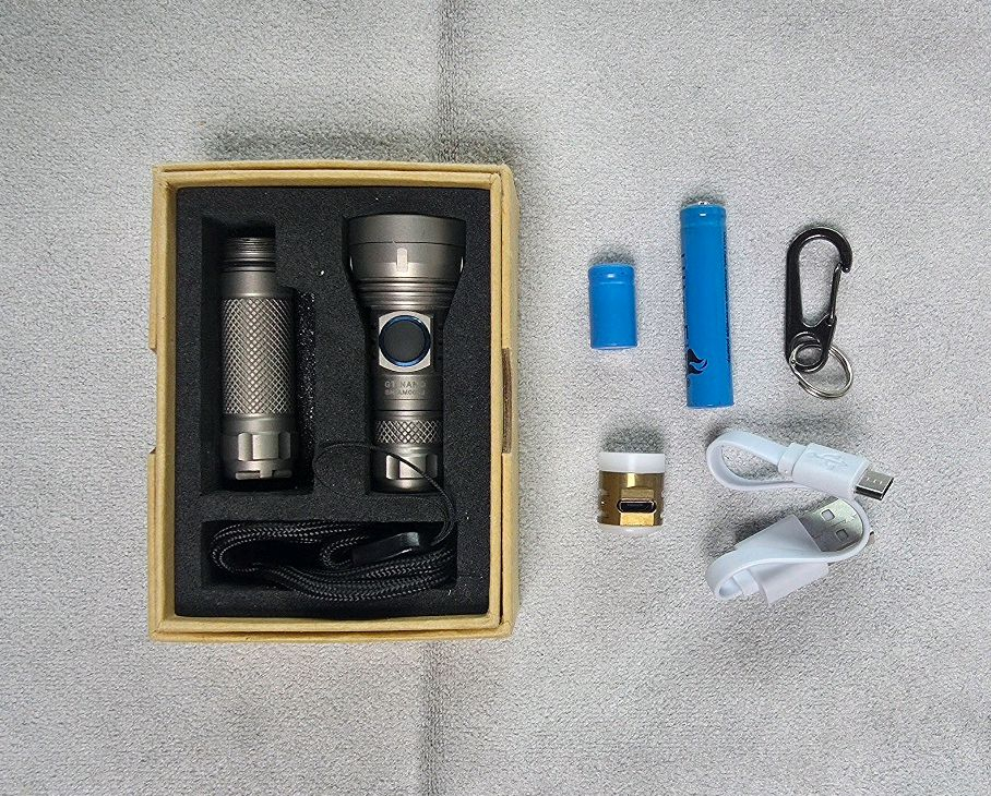 LUMINTOP GT nano ti 초미니 티타늄 손전등 랜턴 플래쉬라이트 이미지