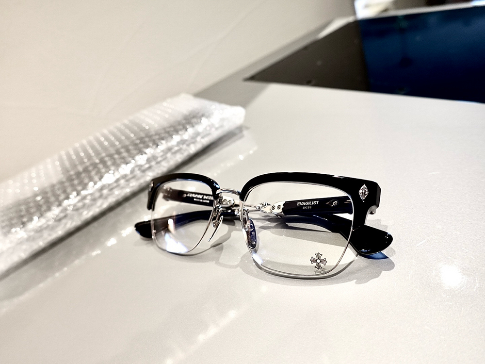 크롬하츠 에바질리스트 블랙/실버 안경--0