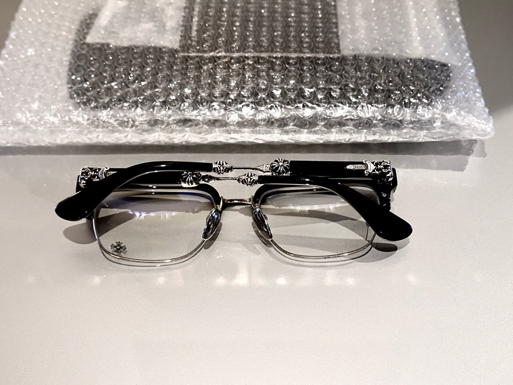 크롬하츠 에바질리스트 블랙/실버 안경--2