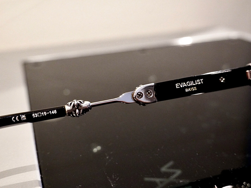 크롬하츠 에바질리스트 블랙/실버 안경--8