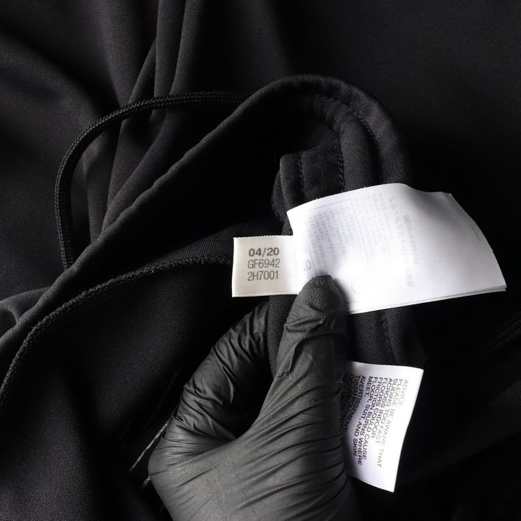 아디다스 블랙 삼선 우븐 트랙팬츠 트레이닝 밴딩 바지 M--7