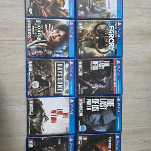 플스4 ps4 게임 타이틀 10장 일괄