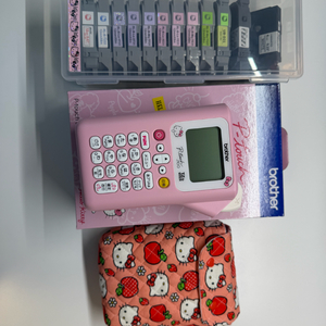 헬로키티 라벨기 세트