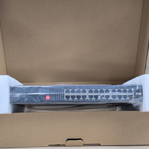 한화비전 24포트 POE 스위치