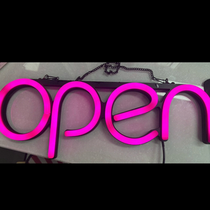 오픈 네온사인판매