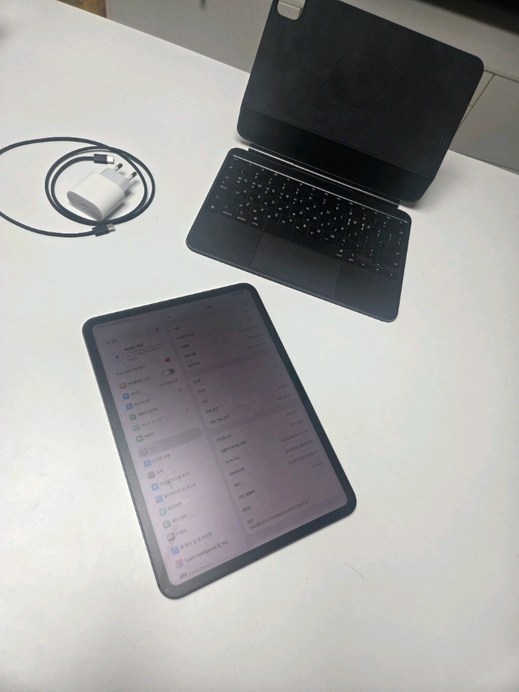 2025 아이패드 프로 M4 셀룰러 공기계 512Gb 정품 매직키보드 케이스 쿨매! 원가 255만원--5