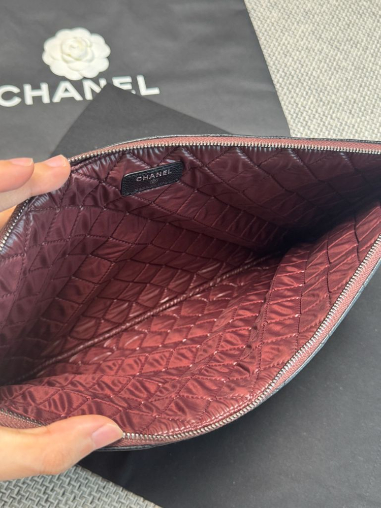 샤넬 캐비어 클러치--7