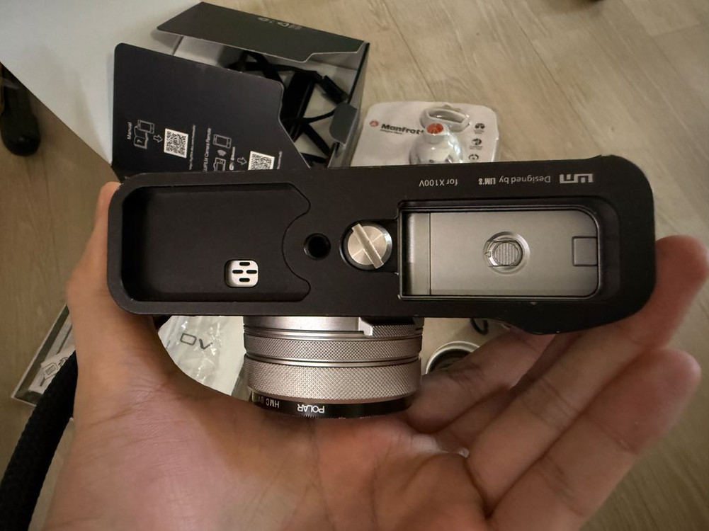 후지 x100v 실버 + Neewer 1.5배 망원렌즈--4