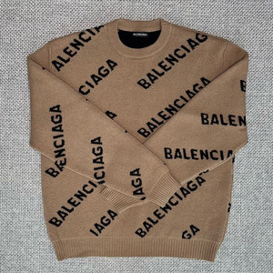 발렌시아가 멀티로고 니트