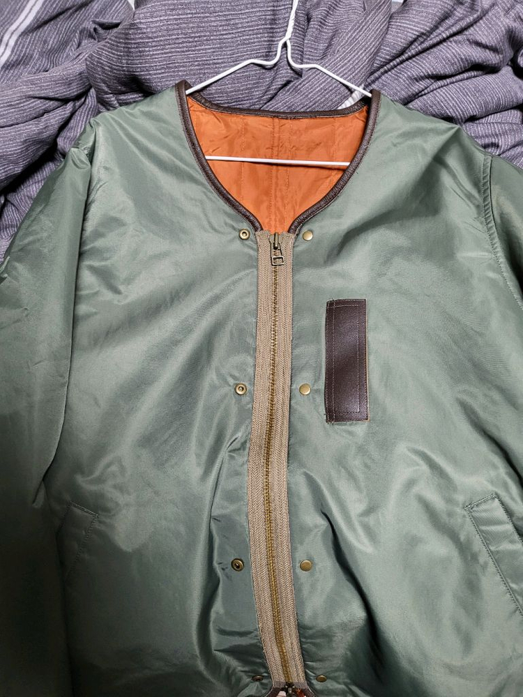 프리즘웍스 리버시블 MA-1 라이너 자켓 L사이즈 이미지