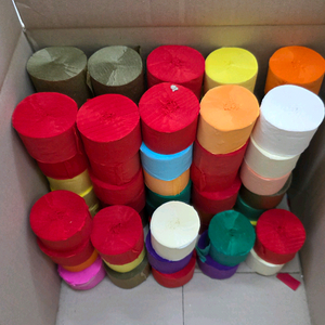 파티용품 파티스트리머 색상별로 있어요~