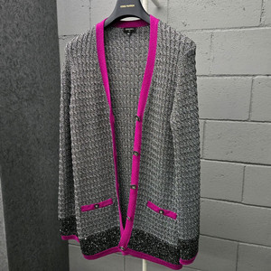 백화점판 / 샤넬 CC 메탈릭 캐시미어 가디건 40