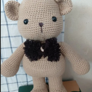 핸드메이드 뜨개질 큰 곰인형 40센티