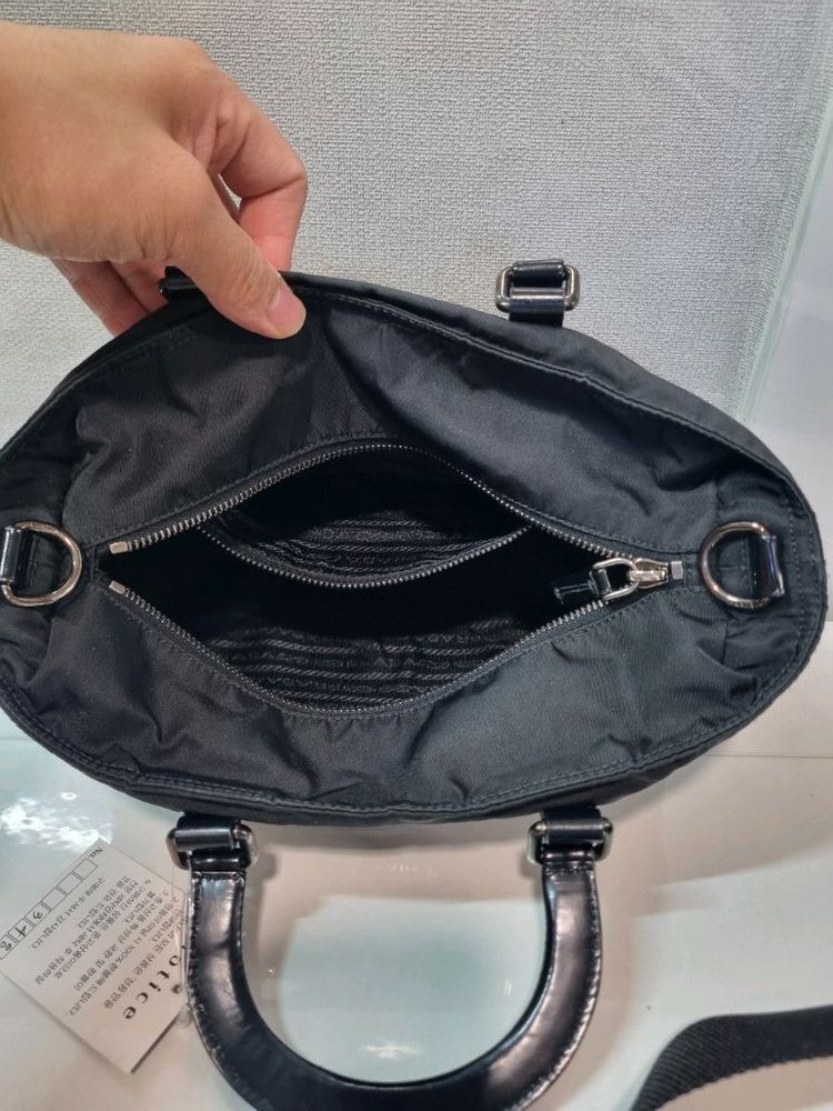 중고 프라다 미니보스턴백 크로스--9