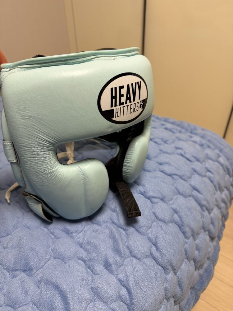 헤비히터 헤드기어 스카이블루 L--2