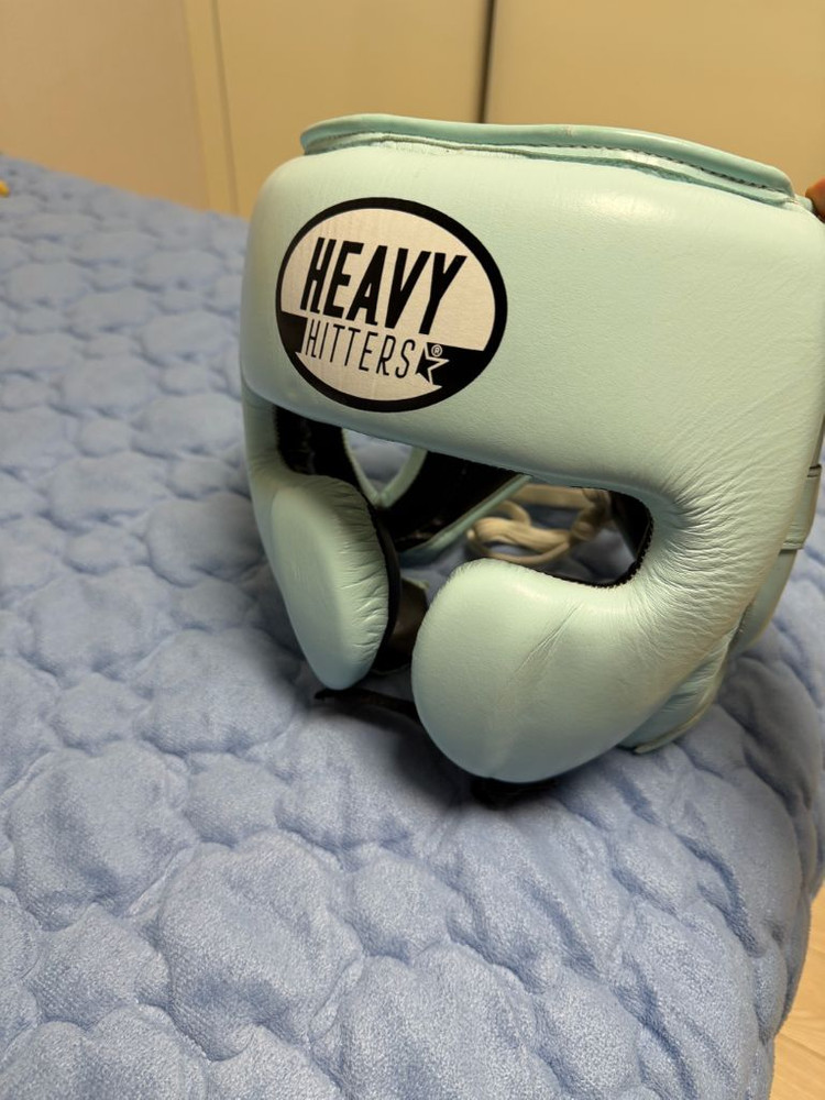 헤비히터 헤드기어 스카이블루 L--3