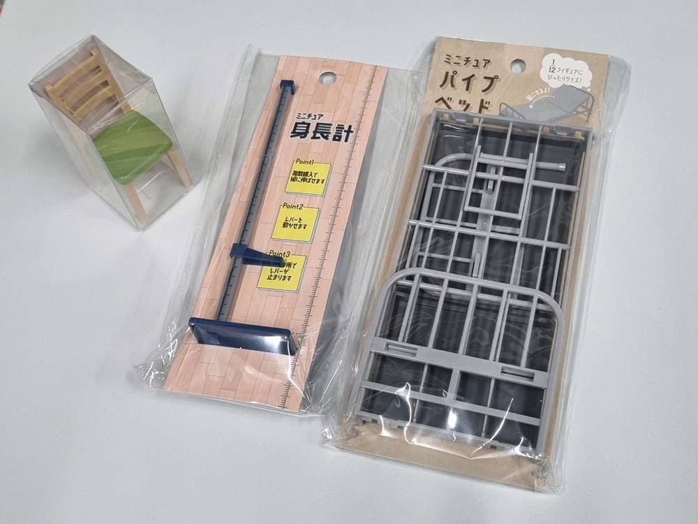 피규어 30ms 창채소녀정원 걸프라 피그마 피규어아츠 미니츄어 1/12 스케일 병원 침대 신장계 의자 양호실세트--2