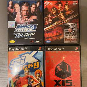PS2 Ssx 트리키, 진삼국무쌍 3 엠파이어즈, 아쿠이 5형제, wwe 스맥다운 셧유어마우스 이미지